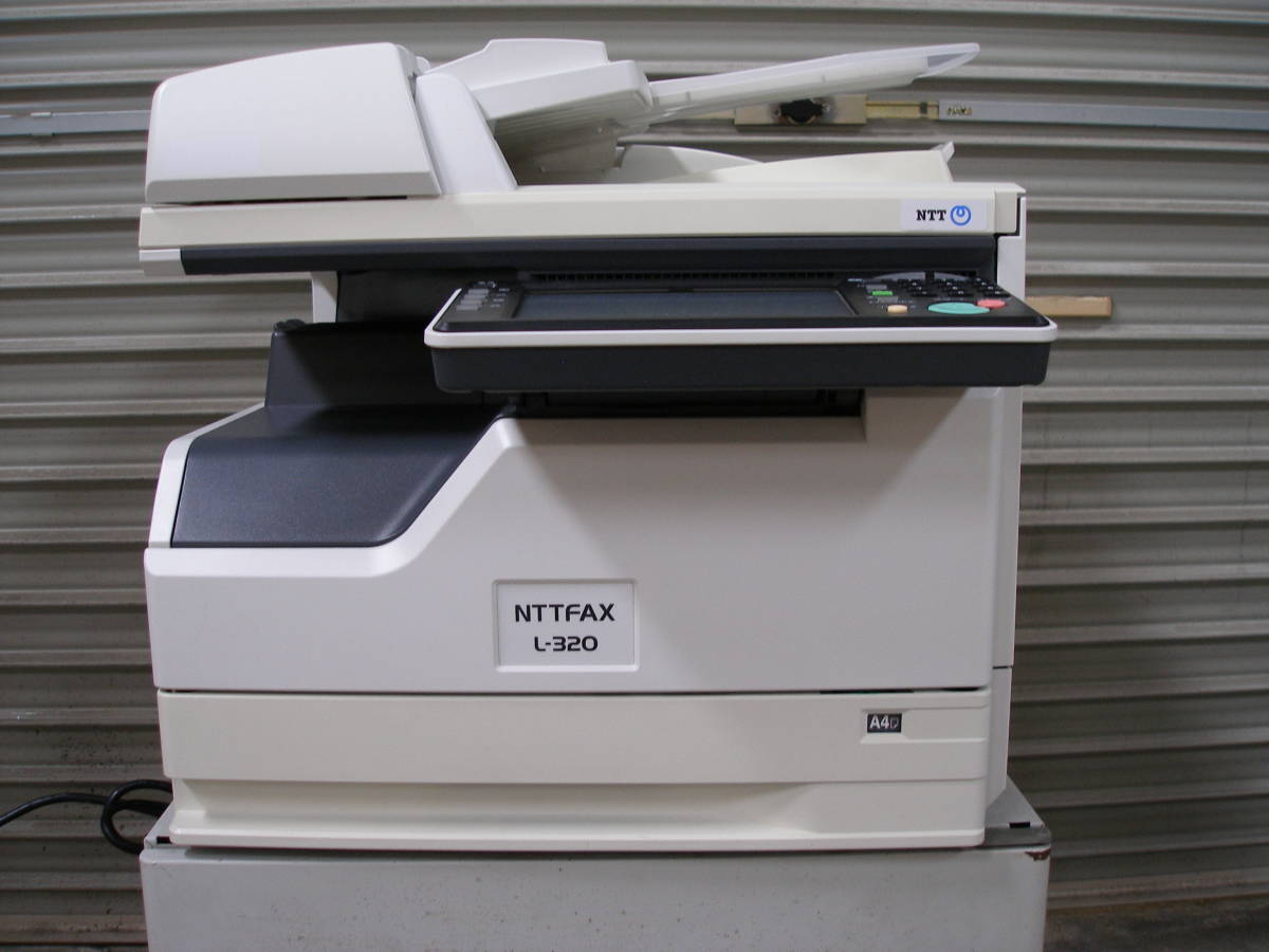 NTT nttfax L-320 複合機 取扱説明書 CD付 送信A3 受信A4 FAX コピー プリンタ 2015年12月製 使用枚数29450枚 初期化済み/引取り歓迎します_画像2