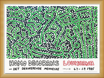 Homo Decorans 1985/フレーム額装 - artinicrash.com.au