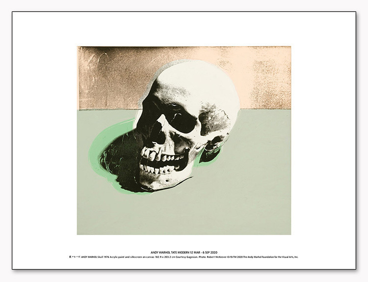 再入荷 ヤフオク! - Skull (white) 1976 exhibition/フレーム額装 新品NEW