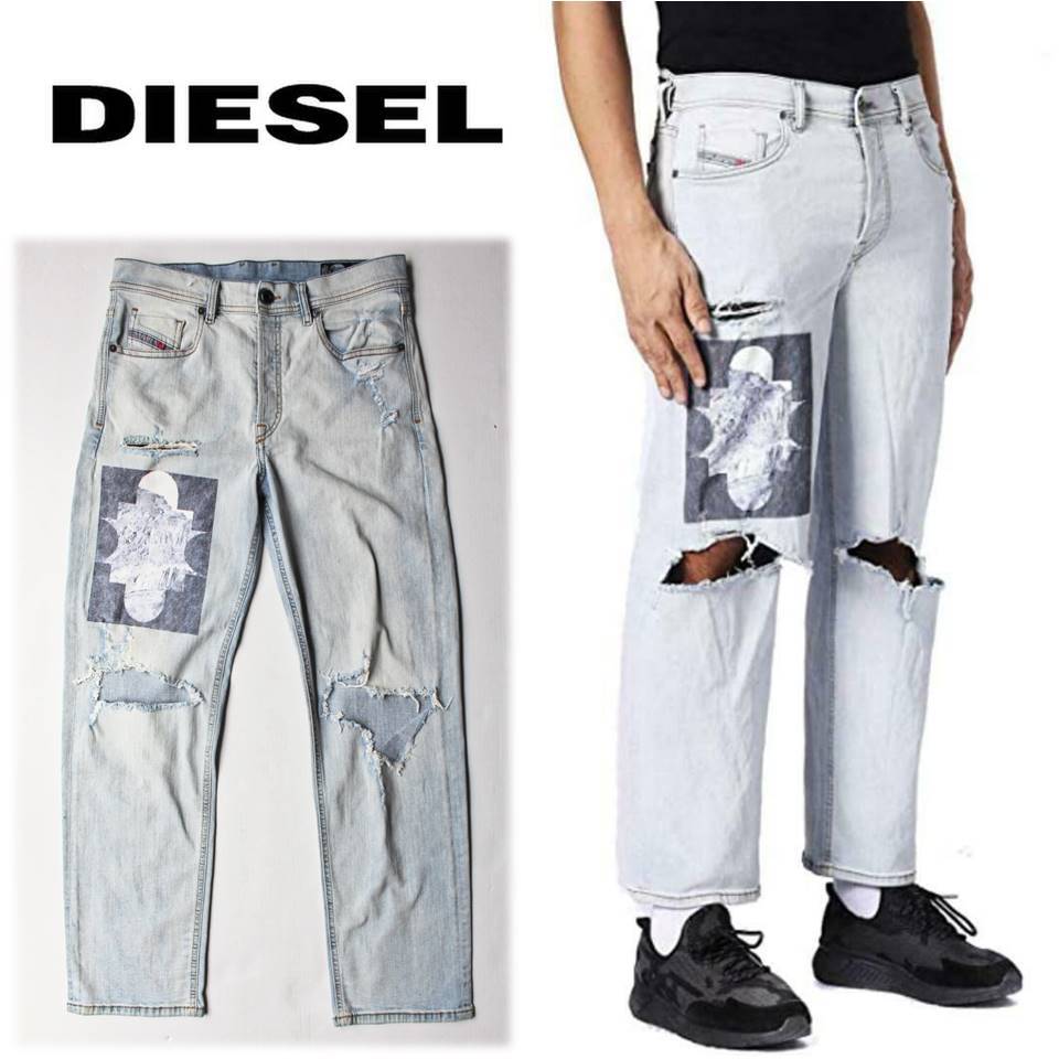 独特な イタリア製 定価52,800円 ディーゼル》新品 《DIESEL ダメージ