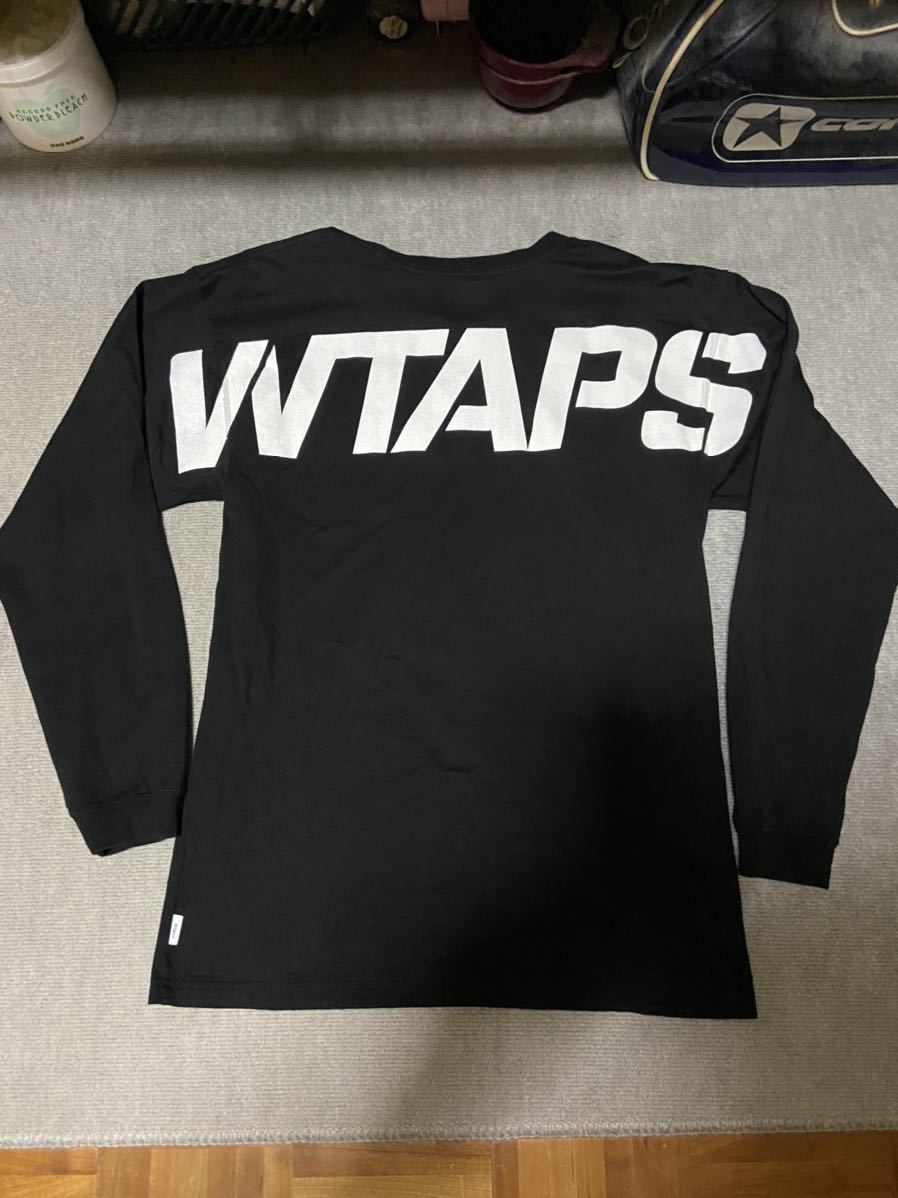 WTAPSダブルタップスロンTシャツSTENCILサイズSブラック