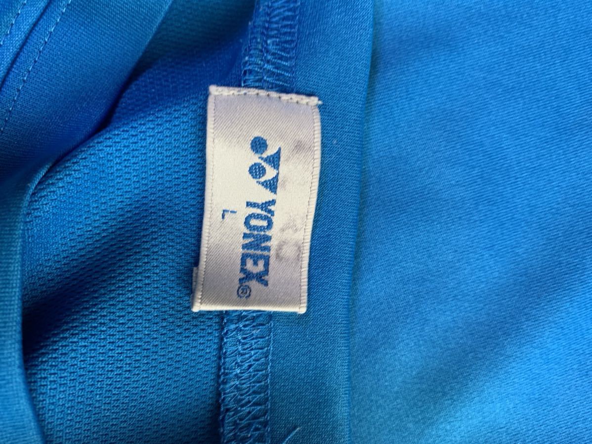[ популярный ]YONEX| Yonex спорт футболка Kanagawa синий лист шт. неполная средняя школа синий / голубой L размер полиэстер материалы теннис (K437)