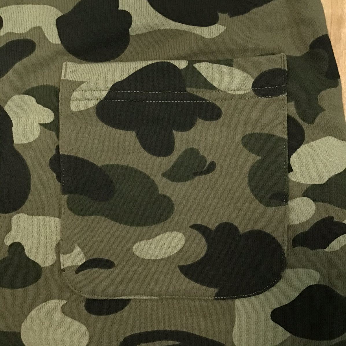 beige camo シャーク ハーフパンツ Lサイズ a bathing ape BAPE shark shorts ショーツ エイプ ベイプ アベイシングエイプ 迷彩 md98_画像6