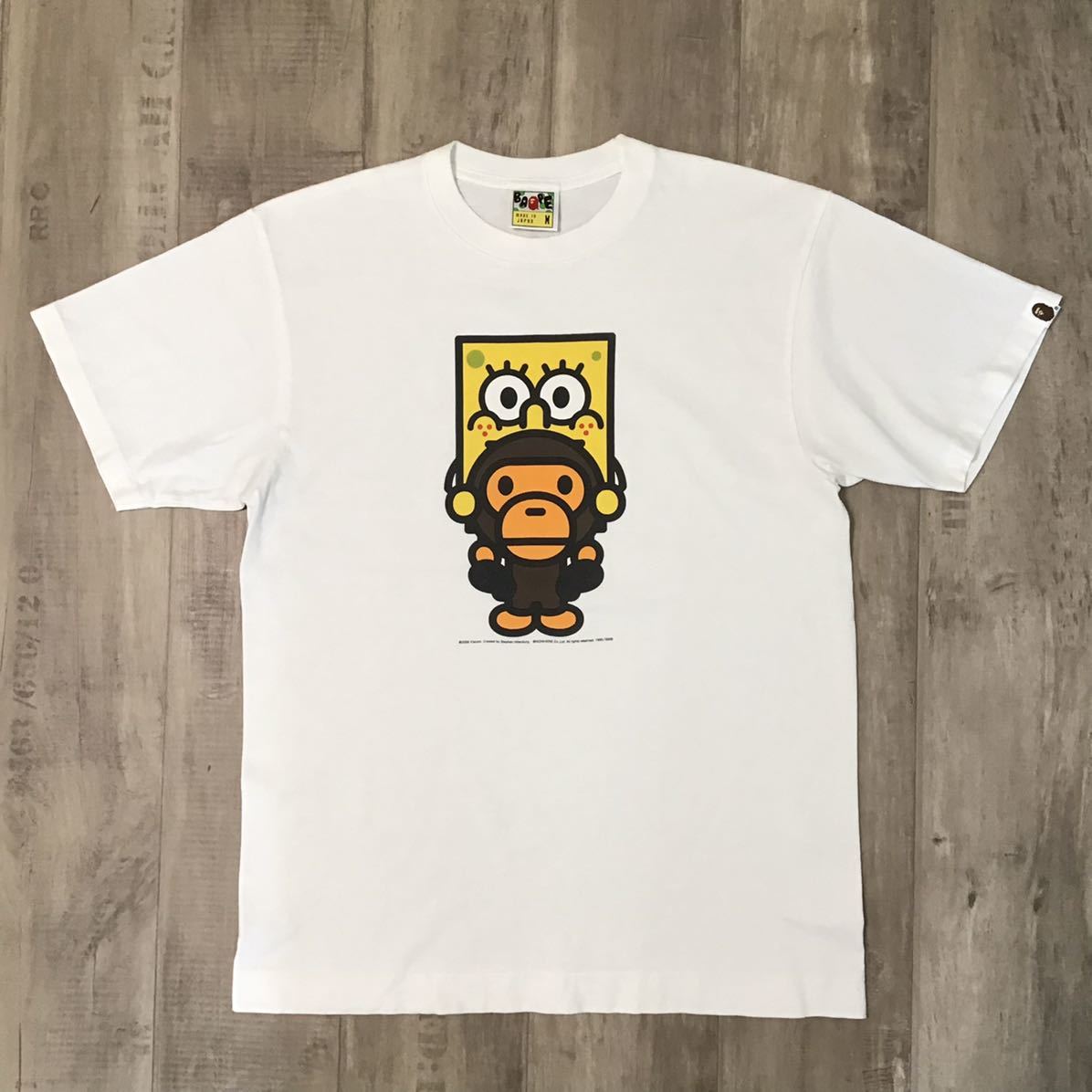 お手頃価格 bape ape bathing a Mサイズ Tシャツ milo baby × スポンジ