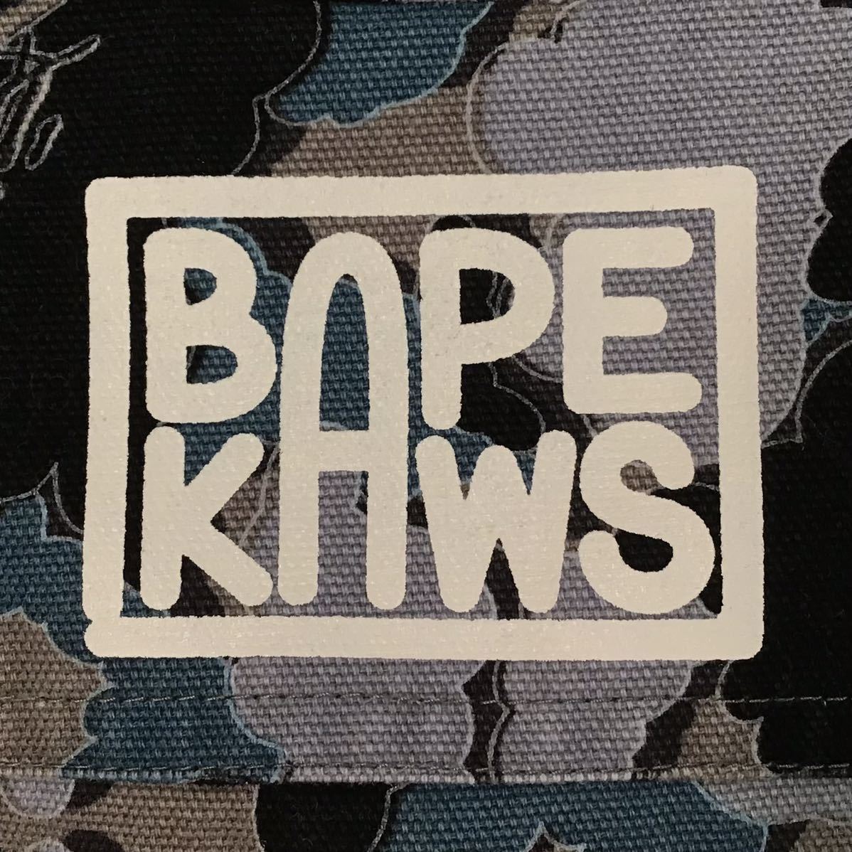 ★激レア★ kaws cloud camo ワークシャツ Lサイズ a bathing ape bape カウズ エイプ ベイプ アベイシングエイプ nigo 迷彩 vintage e85_画像3