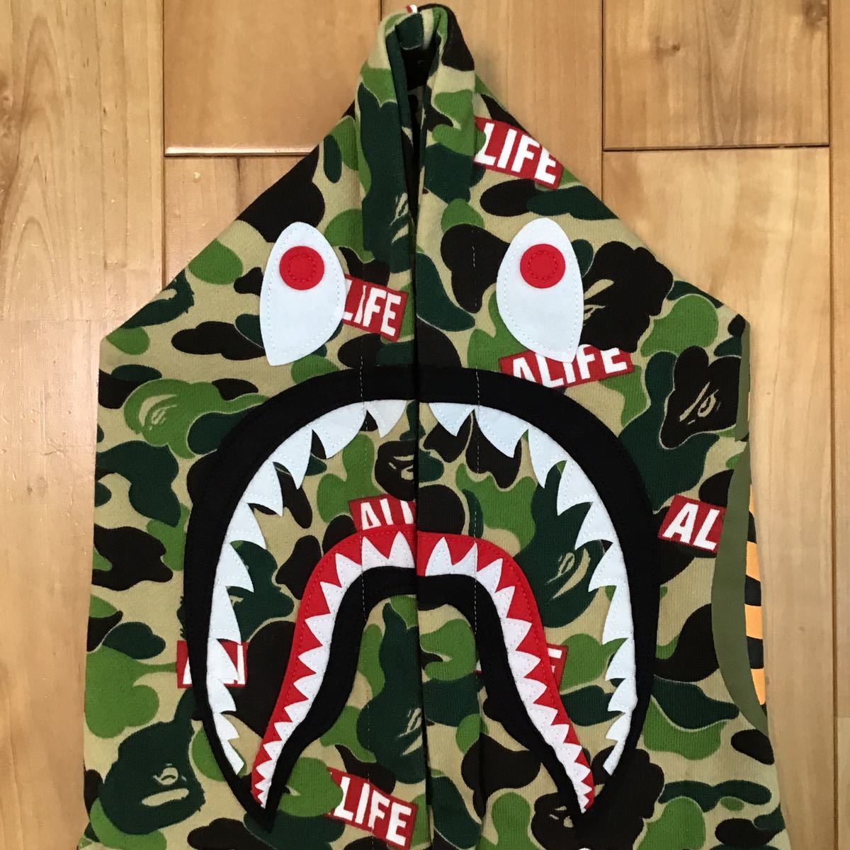 ☆激レア☆ ALIFE × BAPE ABC camo シャーク パーカー Mサイズ a