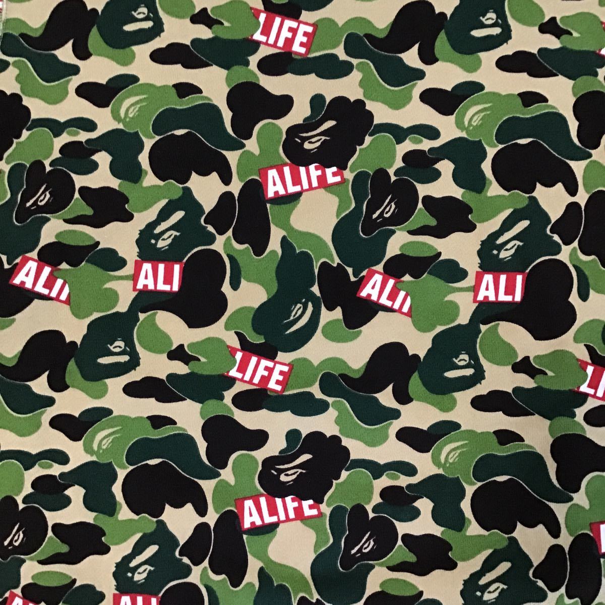 ★激レア★ ALIFE × BAPE ABC camo シャーク パーカー Mサイズ a bathing ape エイプ ベイプ アベイシングエイプ shark pullover hoodie_画像7