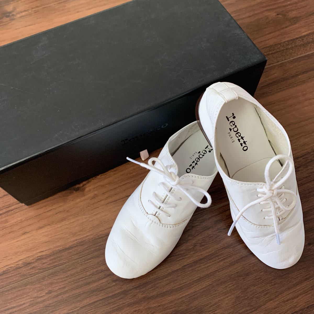 【在庫僅少】靴repetto レペット レースアップシューズ白38 - www.goldenswan.club