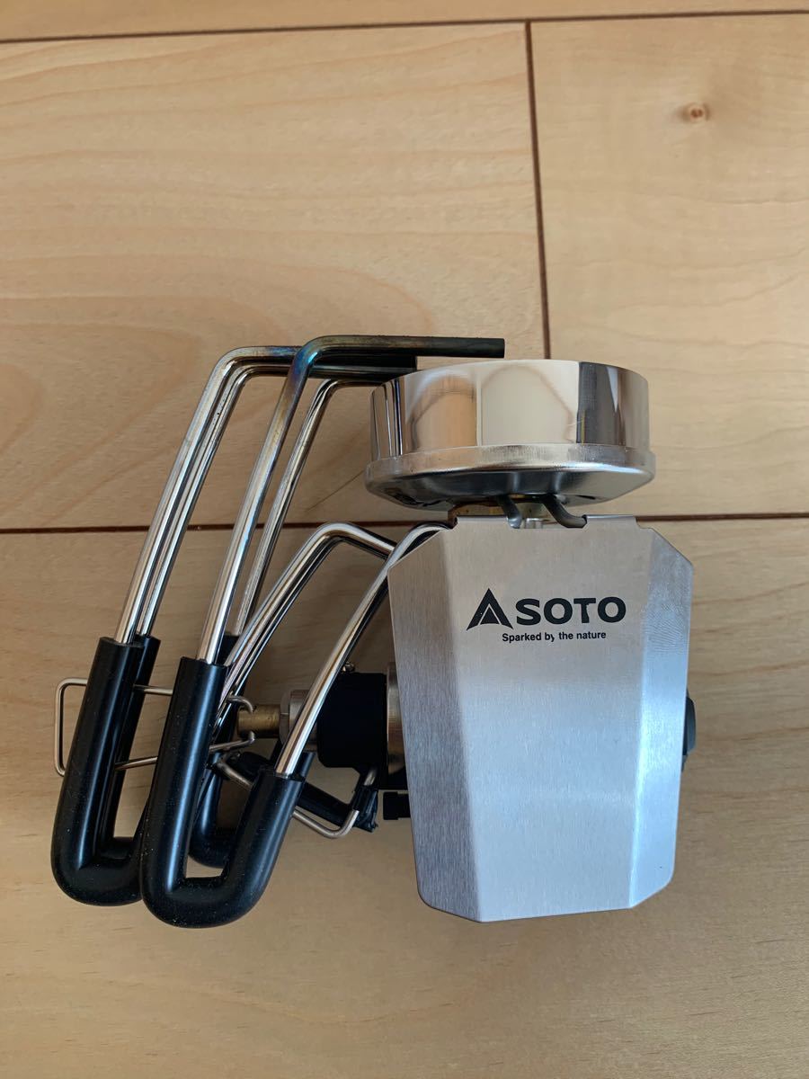 SOTO ST-310用 アシストレバー グリップ 風防 3点セット