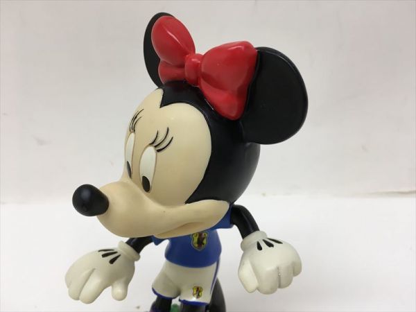 ★DISNEY ミニー サッカー 日本代表 ユニフォーム ボブルヘッド フィギュア [AY]_画像2