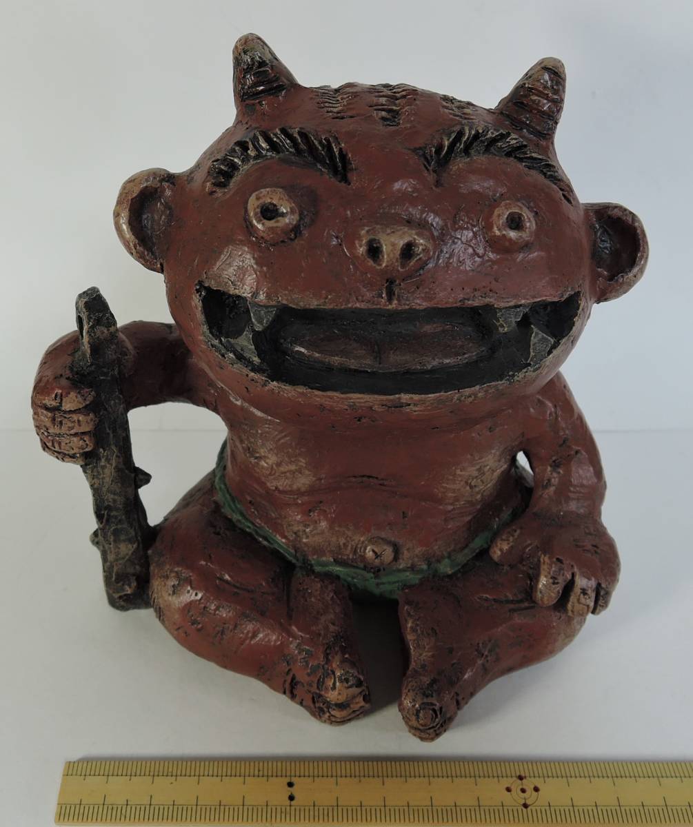 ☆000□SETO CRAFT 2003 鬼っ子オーナメント あぐら□高さ ☆000□SETO CRAFT 2003 鬼っ子オーナメント あぐら□高さ