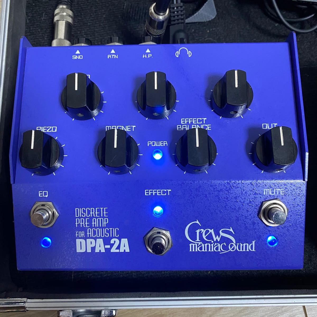 生産終了品】Crews-Maniac Sound(クルーズ)アコギ用プリアンプ 生産終了品】Crews-Maniac Sound(クルーズ)アコギ用プリアンプ