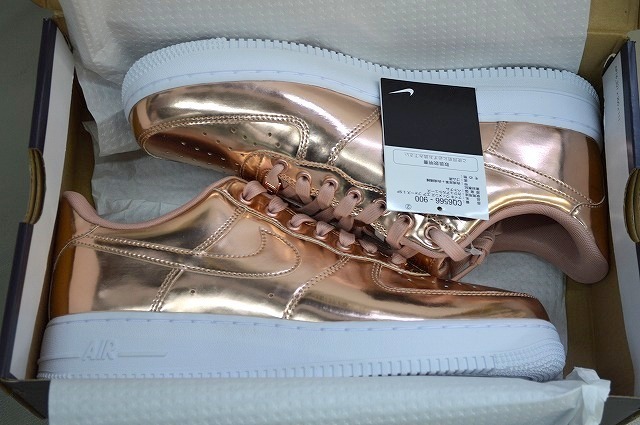 W AIR FORCE 1 SP限定メタリック ローズ ゴールド27.5cm新品-