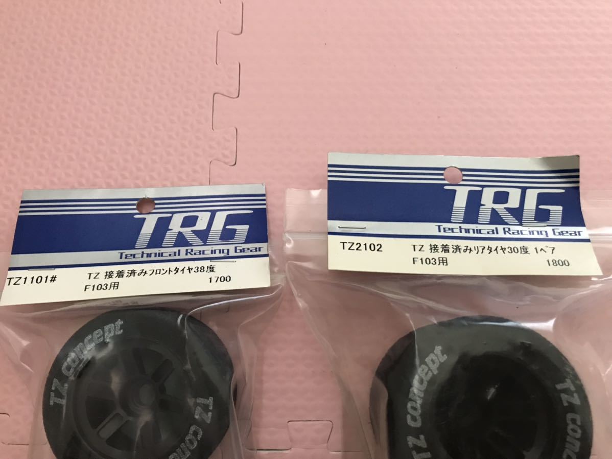 送料無料　TRG F103用　タイヤ　ホイール　セット　1/10 TECHNICAL RACING GEAR 未使用