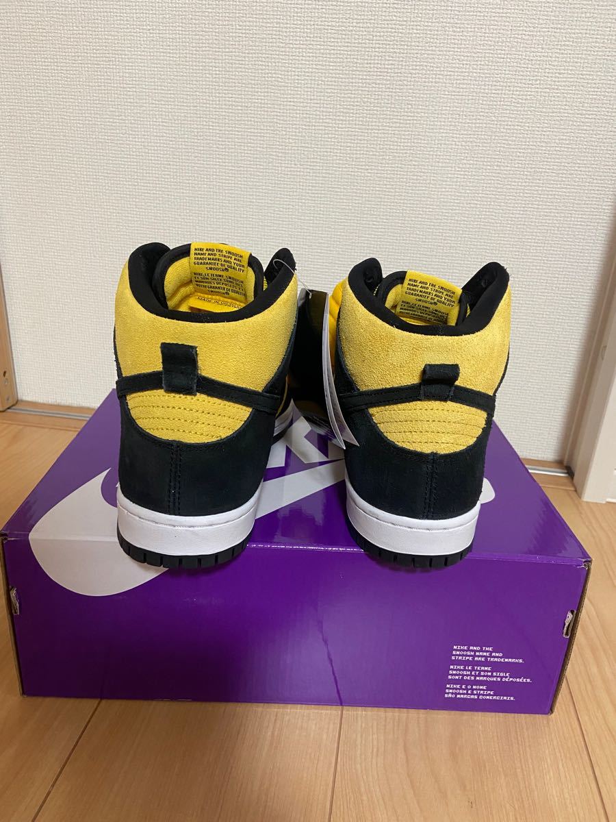 NIKE SB DUNK HIGH MAIZE AND BLACK ナイキ　エスビー　ダンク　ハイ