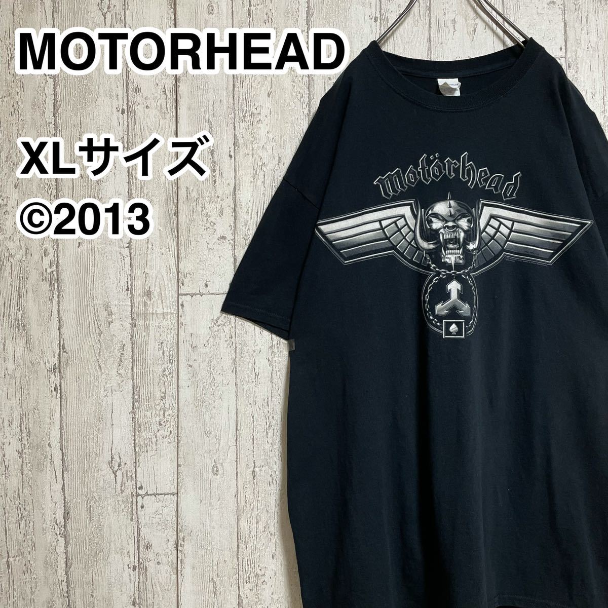 ☆送料無料☆ MOTORHEAD モーターベッド GILDAN ギルダン バンドTシャツ XLサイズ 2013 21-238