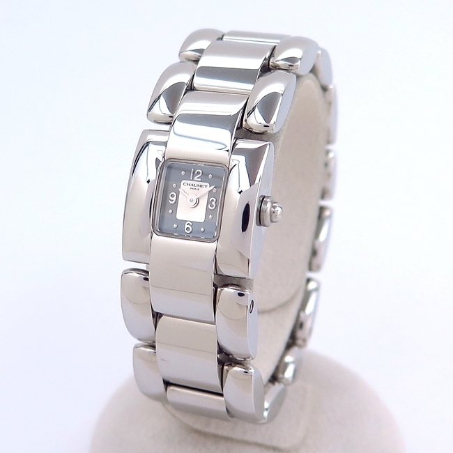 [Chaumet/ Chaumet ] Kei sis quartz SS stainless steel shell face lady's wristwatch popular stylish [ used ]/G986/m24763/10005898