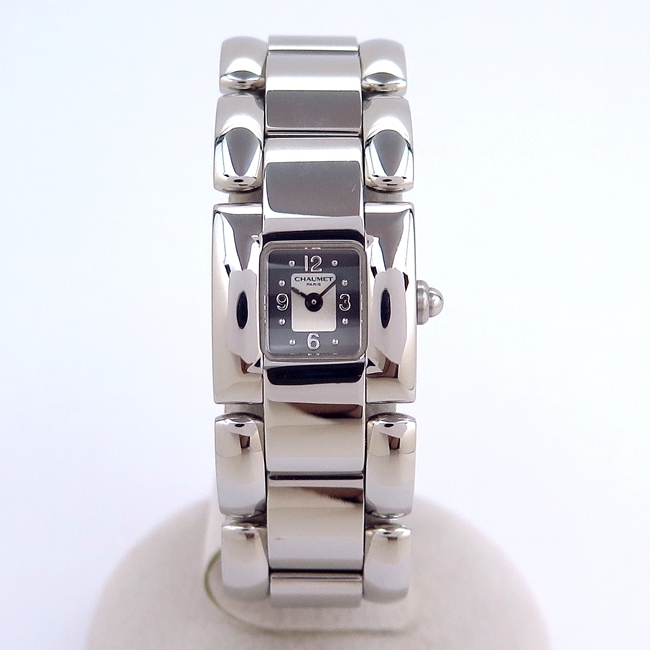 [Chaumet/ Chaumet ] Kei sis quartz SS stainless steel shell face lady's wristwatch popular stylish [ used ]/G986/m24763/10005898