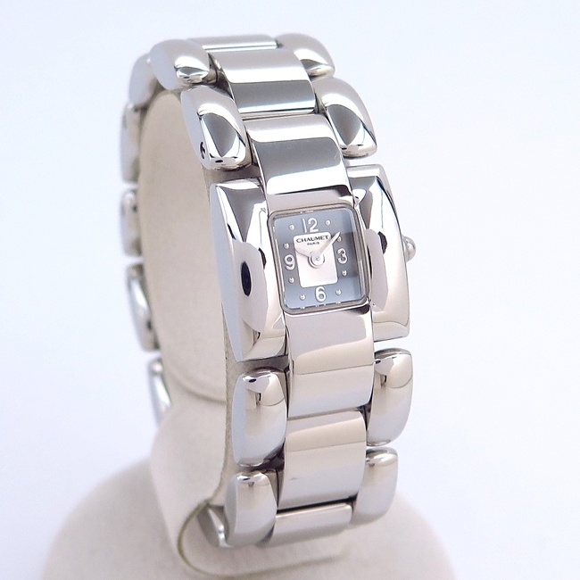 [Chaumet/ Chaumet ] Kei sis quartz SS stainless steel shell face lady's wristwatch popular stylish [ used ]/G986/m24763/10005898