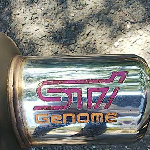 GDB STi ゲノム マフラー genome インプレッサ WRX STi GDA GGA スバル