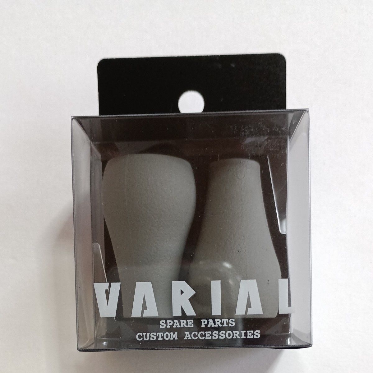 DRT バリアルノブ グレー　ファット、スリム　セット　VARIAL KNOB DRT VARIAL バリアルハンドルノブ バリアル ファットノブ グレー 2個