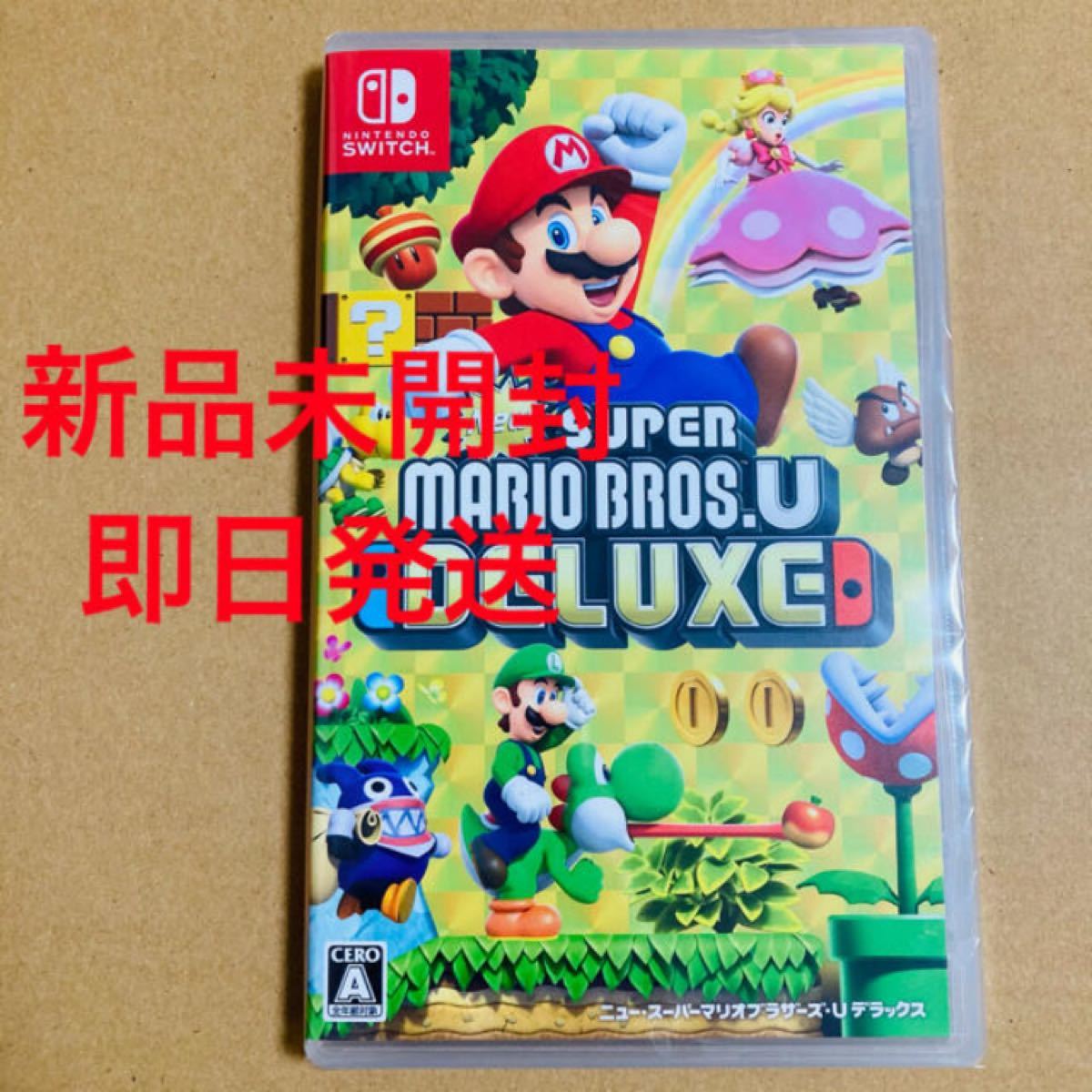 【未開封】New スーパーマリオブラザーズ U デラックス Switch ソフト