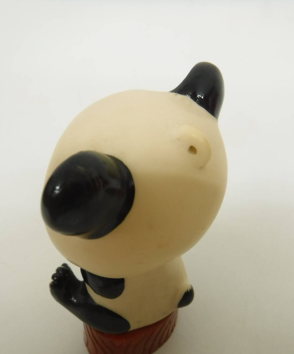 ポイント2倍 昭和 レトロ 当時物 パンダ ソフビ フィギュア クローバー