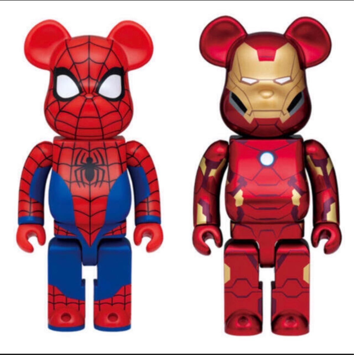 アイアンマン、スパイダーマン ベアブリック400% | www.jarussi.com.br