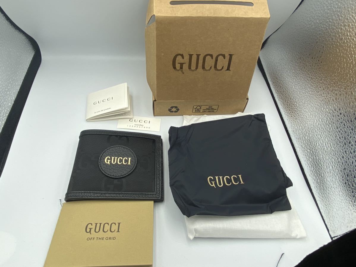 ◆激レア◆グッチ◆ブラック◆二つ折財布◆ウォレット◆メンズ◆レディース◆GUCCI◆ブラック◆黒◆_画像6