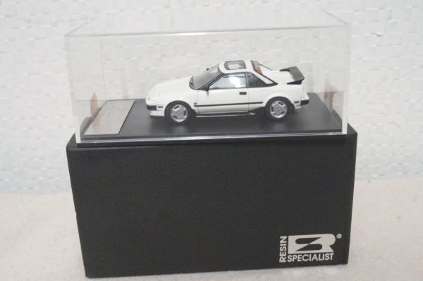 RESIN SPECIALIST トヨタ MR2 TWIN CAM 16 1/43 ミニカー 白_画像6