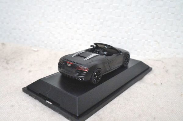  Schuco Audi R8 Spyder (2012) концепция черный 1/43 миникар AUDI