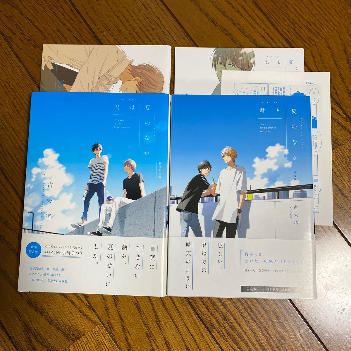 Paypayフリマ 限定版 小冊子付き ペーパー付き 君は夏のなか 君と夏のなか 古矢渚 Paypayフリマ 限定版 小冊子付き ペーパー付き 君は夏のなか 君と夏のなか 古矢渚