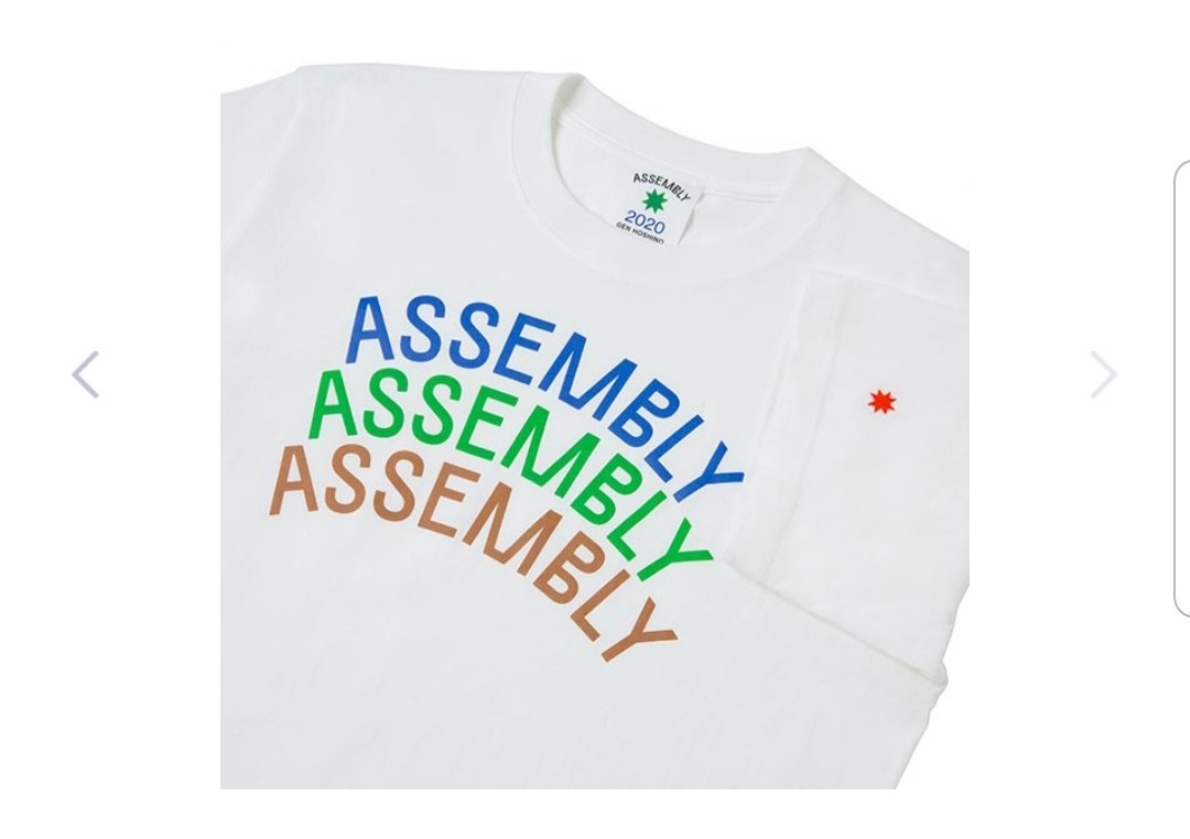 [星野源] ASSEMBLY  本人着用Tシャツ/フリンジタオル