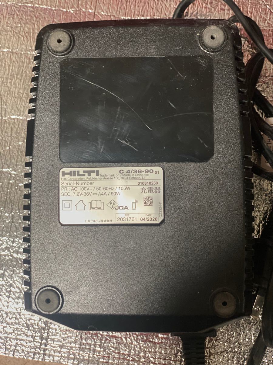 ヒルティ バッテリー2個 充電式鋲打ち機 BX3L02 充電器 美品 ヒルティ バッテリー2個 充電式鋲打ち機 BX3L02 充電器 美品