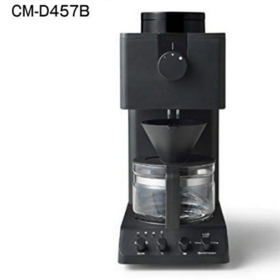 新品未開封 ツインバード 全自動コーヒーメーカー CM-D457B ブラック TWINBIRD