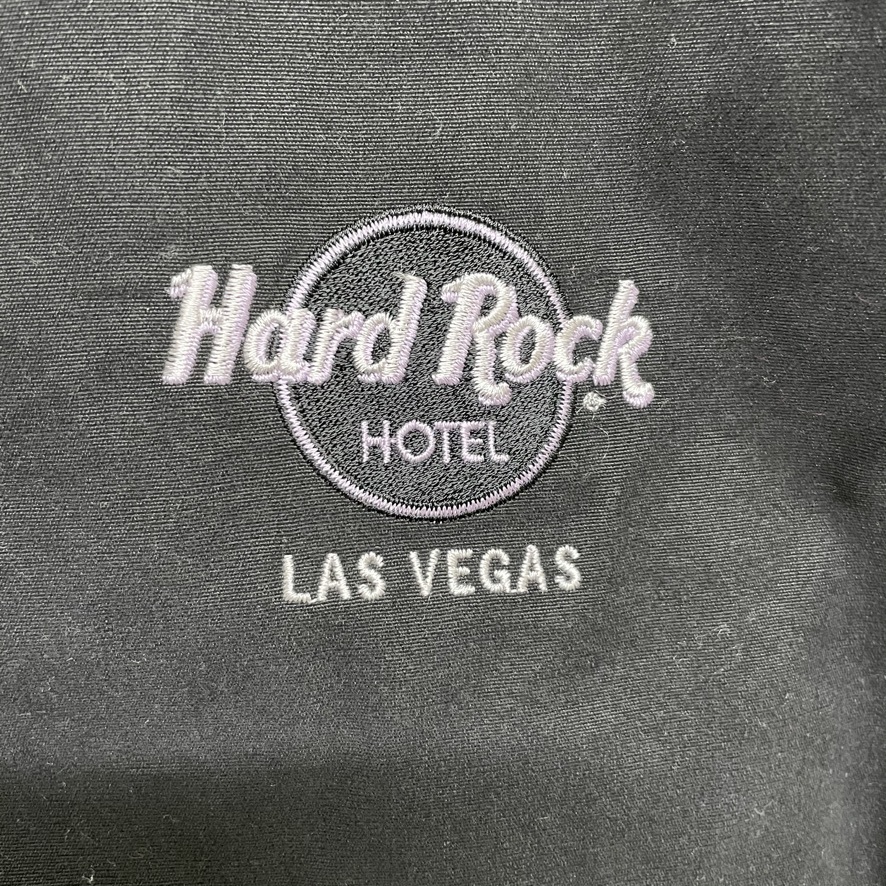 HARD ROCK ハードロック ブルゾン ジャンパー スウィングトップ ブラック ワンポイント USA製 S_画像7