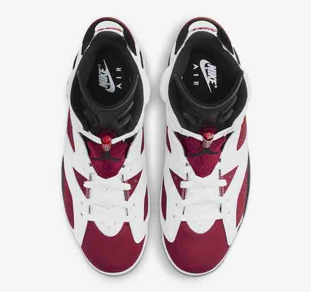 送料無料☆新品☆カーマイン☆NIKE AIR JORDAN 6 RETRO 27cm 限定