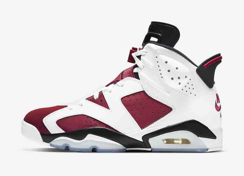 送料無料☆新品☆カーマイン☆NIKE AIR JORDAN 6 RETRO 27cm 限定