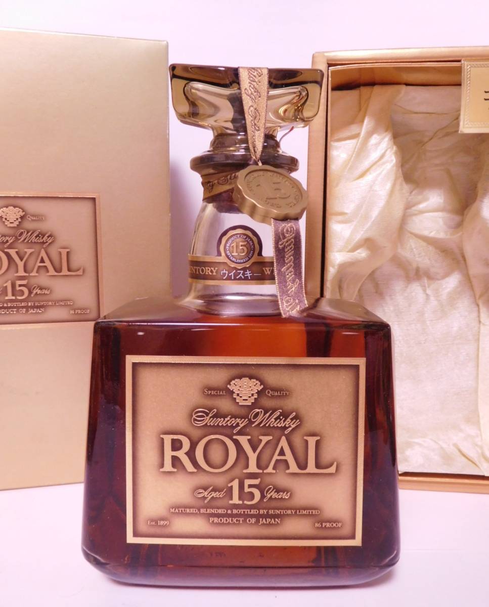 ★古酒☆ サントリー ローヤル 15年 750ml 43% ☆送料無料☆ SUNTORY WHISKY ROYAL aged 15 years Gold Label ★