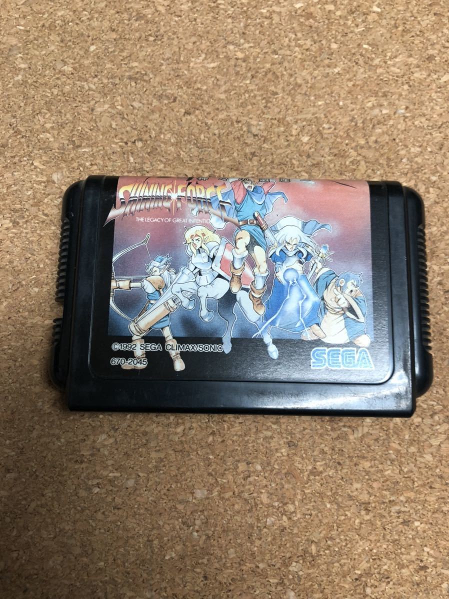  free shipping! beautiful goods! shining * force Mega Drive box opinion attaching! terminal maintenance ending including in a package possibility 