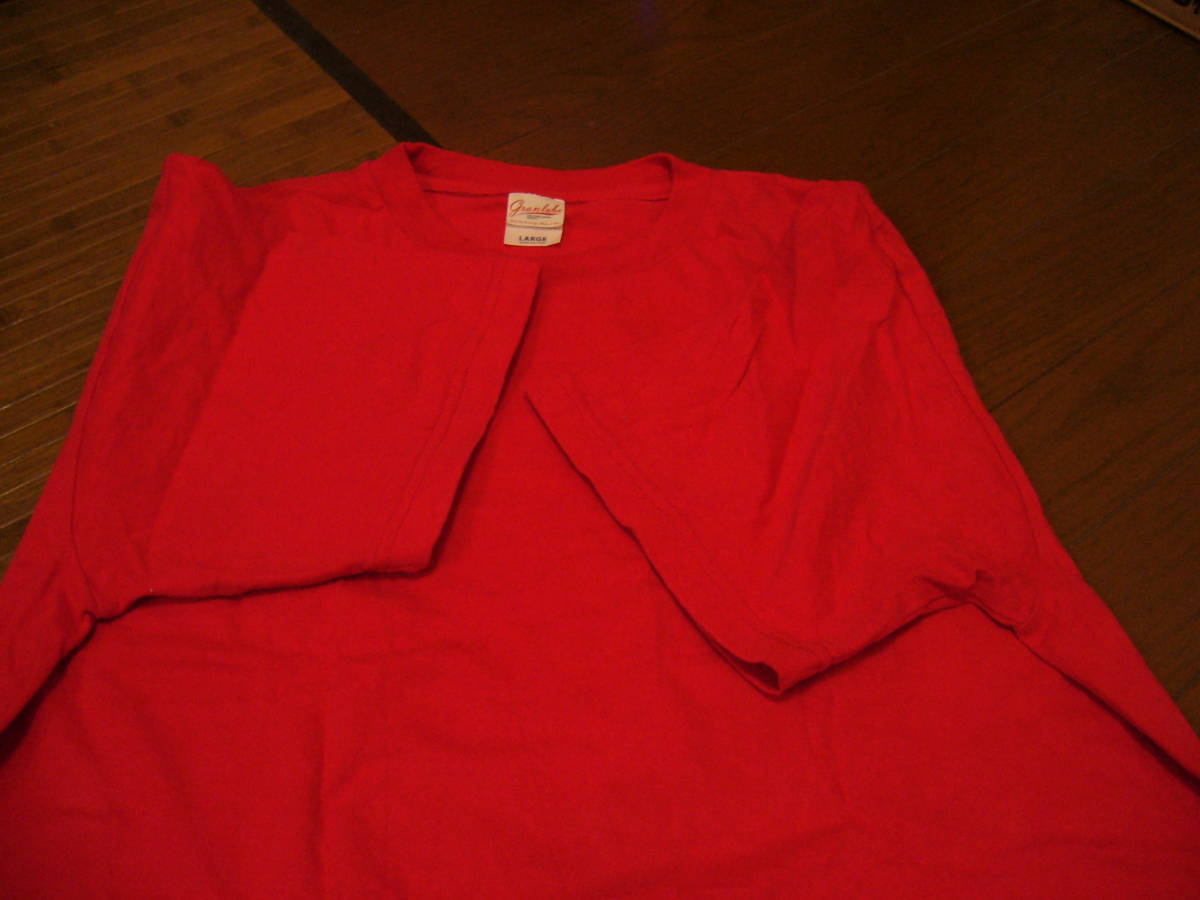 615-43♂♀：granlobo 　グランロボ　パロディ　いやしたい　T-シャツ　半袖　色.赤　size.L　ユニセックス　_画像4