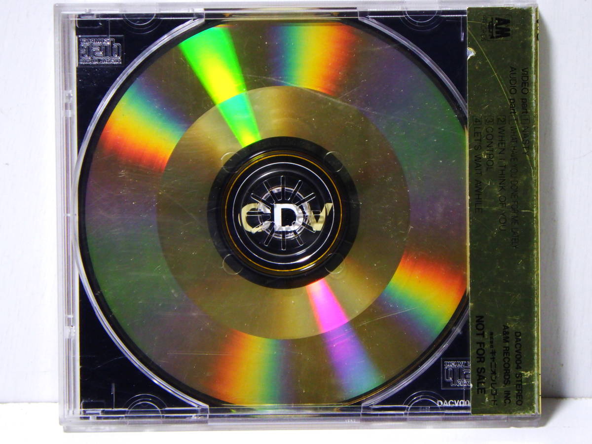 ジャネット ジャクソン Control プロモーション用CD DSP-39-