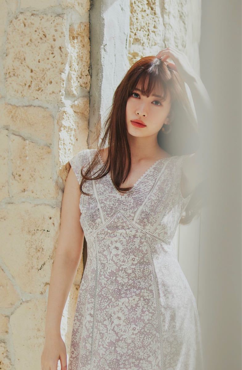 Lace Trimmed Floral Dress【mauve pink】S|Yahoo!フリマ(旧 Lace Trimmed Floral Dress【mauve pink】S|Yahoo!フリマ(旧