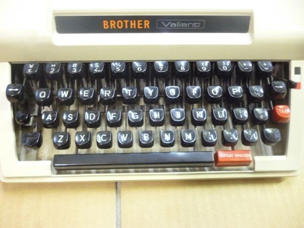 BROTHER　Valiant　タイプライター　日本製　　送料無料　_画像3