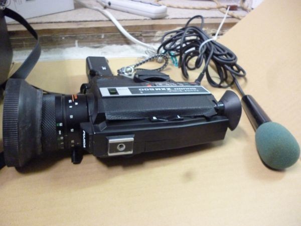 8mmフィルムカメラ/富士フィルム FUJICA Single-8 SOUND ZXM 500 FUJINON MA.Z　1：1.3/7.5-36　簡易チェック　ズーム回転〇　送料無料　_画像4