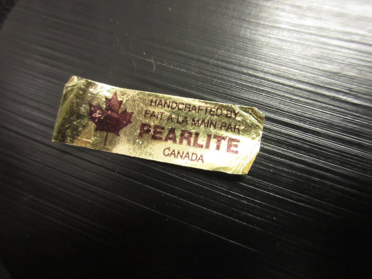 《雑貨》 小物入れ「PEARLITE CANADA 蓋付き容器」 高さ：約5.7cm 胴幅：約10.4cm カナダ製ハンドメイド品_画像6