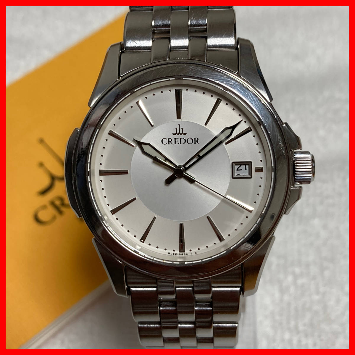 SEIKO・クレドール・パシフィーク・クォーツモデル・8J82-0AD0 SEIKO・クレドール・パシフィーク・クォーツモデル・8J82-0AD0