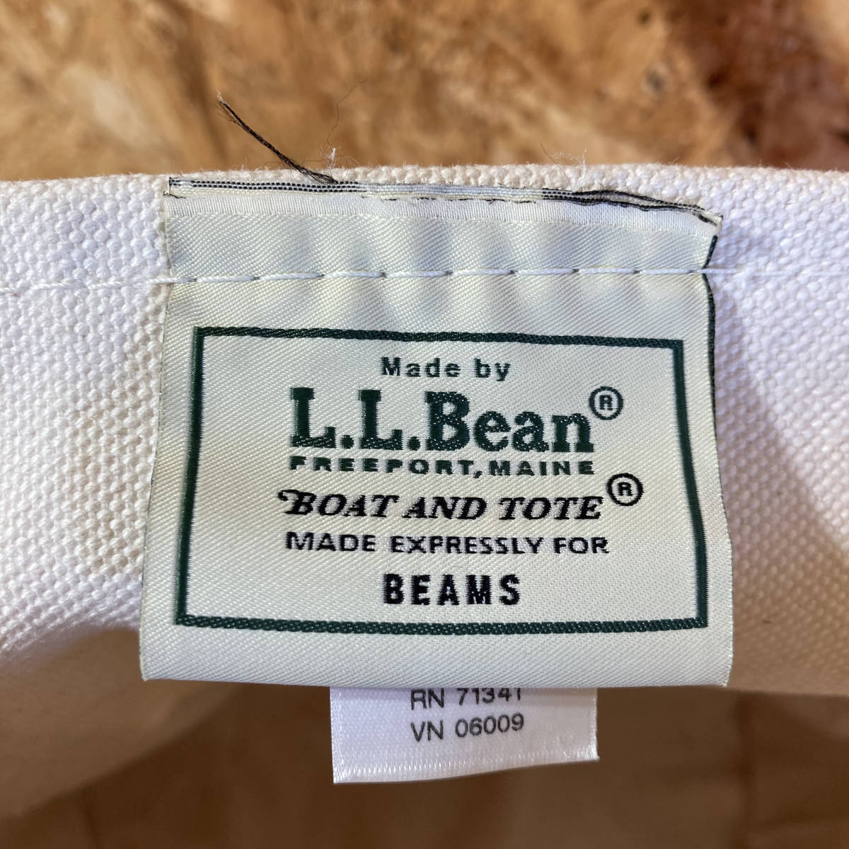 L.L.Bean BEAMS tote bag S red collaboration special order limitation Beams L e ruby nBOAT AND TOTE