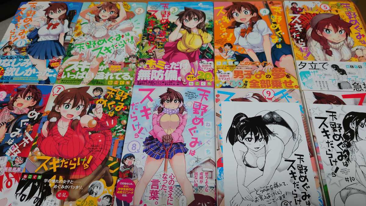 天野めぐみはスキだらけ! 1~24巻 ねこぐち 1巻以外初版 全巻帯付き