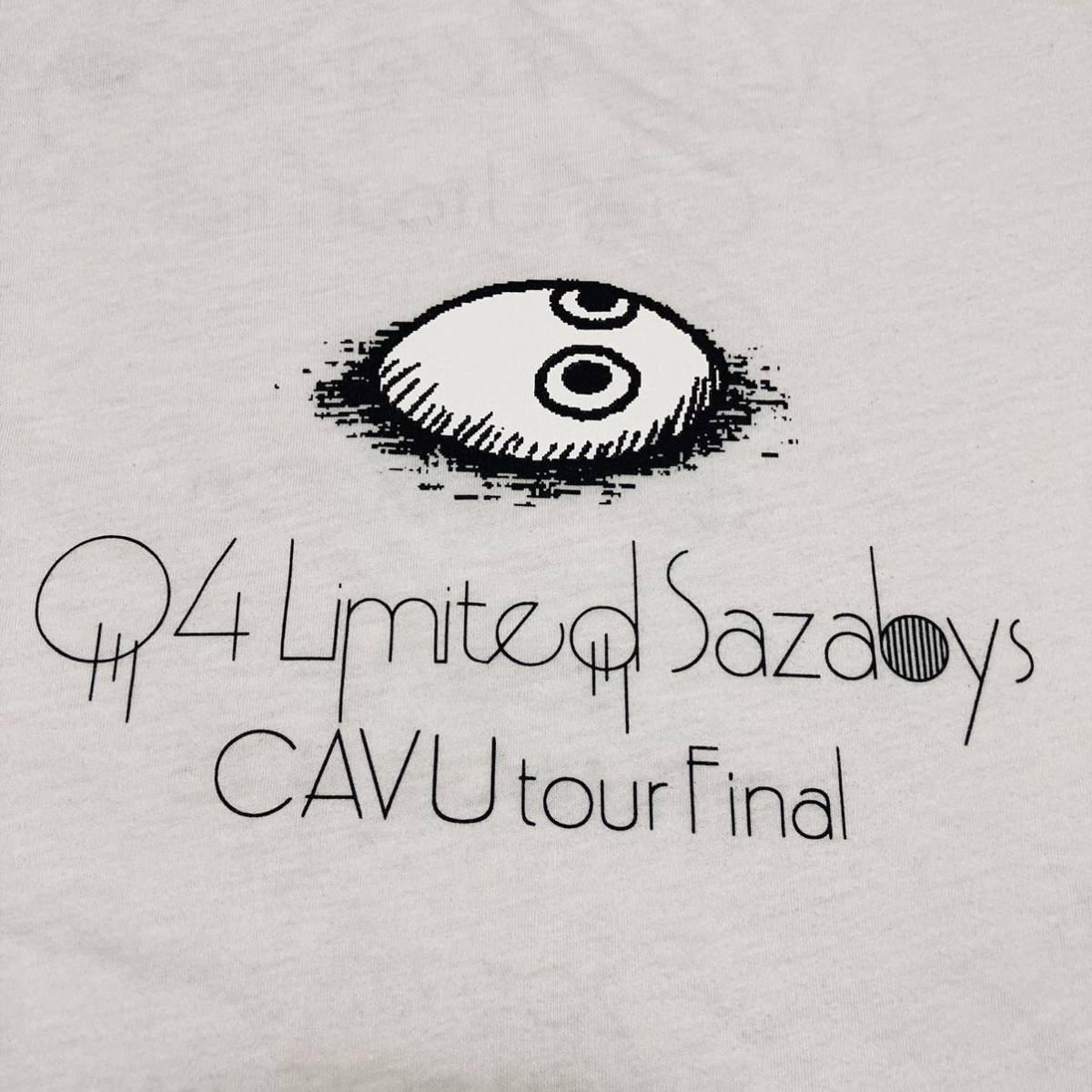 送料無料 04 Limited Sazabys CAVU ツアー ファイナル Tシャツ L フォーリミ 半袖Tシャツ ライブ グッズ フェス バンドT  バンドTシャツ 白